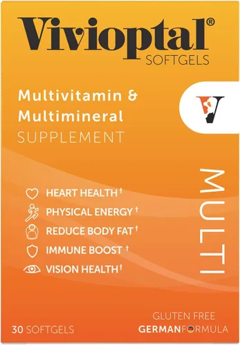 Miniatura 2 de Vivioptal Multi, 30 cápsulas blandas, multivitamínico y multimineral, sin gluten, fórmula alemana