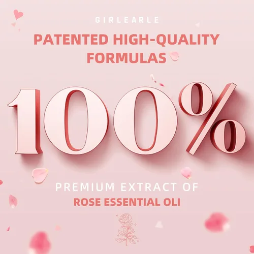 Miniatura 3 de GIRLEARLE - Perlas de cera dura para depilación, 2.5 libras, con aceite de rosa infundido, cera brasileña para bikini para mujeres y hombres, piel