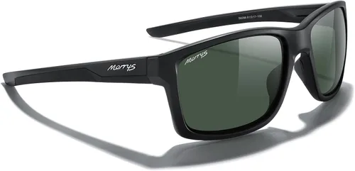 Miniatura 4 de MERRY'S Gafas de sol polarizadas deportivas para hombres y mujeres, para ciclismo, correr, conducir, golf, pesca, protección UV400 S9266 Marco negro