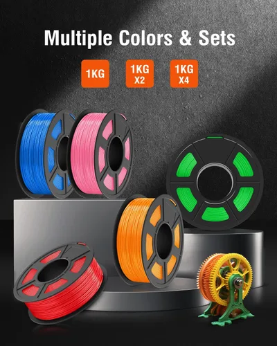 Miniatura 9 de SUNLU - Filamento ABS para impresora 3D de 1.75 mm, altamente resistente y duradero, resistencia al calor, excelente dureza, compatible con el 99%