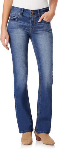 WallFlower Jeans de tiro medio y corte de bota Luscious Curvy, con tela elástica Insta Stretch, para jóvenes y mujeres (tallas estándar y