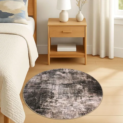 Miniatura 885 de IOHOUZE Alfombra abstracta lavable de 3 x 12 pies para pasillos, antideslizante para cocina, camino de entrada de lana sintética para interiores
