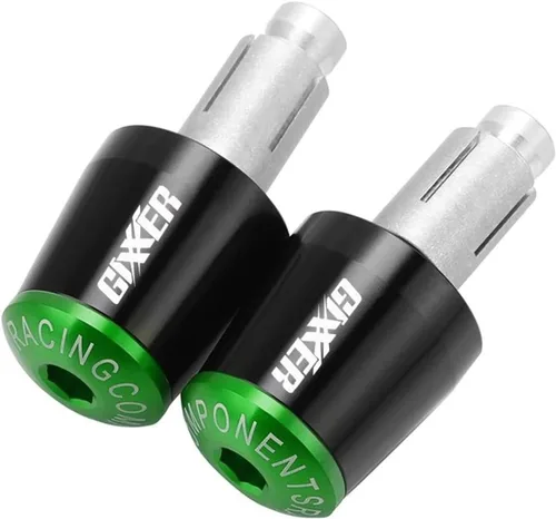 Miniatura 12 de Manillar de motocicleta para motocicleta, peso final, agarres para manillar, tapa antivibración, enchufe plateado para Suzuki Gixxer 150sf 250sf 155