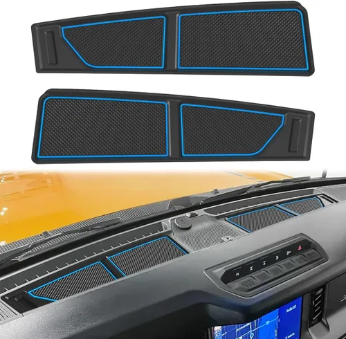 Miniatura 22 de Auovo Bandeja de cubierta de salpicadero compatible con accesorios de Ford Bronco 2021 2022 2023 2024 2025 2026 Bronco 2021 2022 2023 2024 2025 2026
