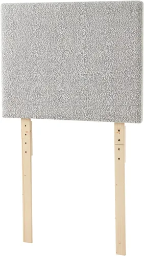 DormCo Villa Classic - Cabecero universitario con patas, color gris y crema Gris + Crema