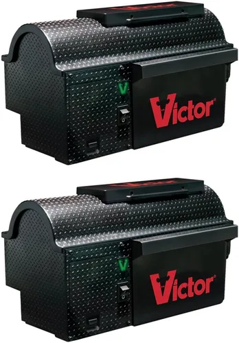 Victor M260 Trampa electrónica humana para ratones para interiores multi-muerte, Trampa electrónica para ratones sin tocar, sin ver, muerte