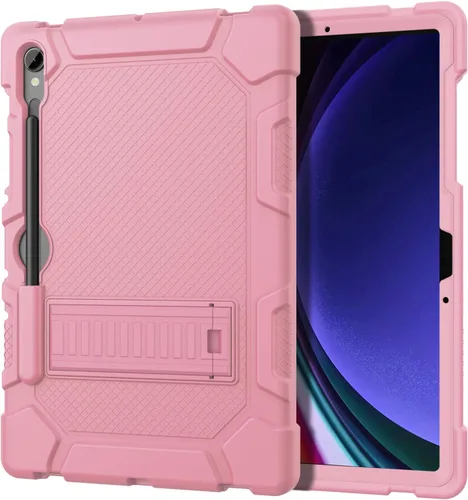 Miniatura 13 de Funda para Samsung Galaxy Tab S10 Lite/ S10 FE/ S9 FE 5G 10.9 Pulgadas/Galaxy Tab S9 11 Pulgadas 2023, Funda Protectora a Prueba de Golpes con Negro