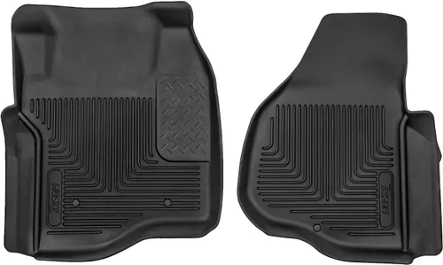 Husky Liners X-act Contour Alfombrillas de Piso | Se adapta a Ford F-250/F-350 Crew Cab y SuperCab 2011-2016 sin reposapiés del lado del conductor