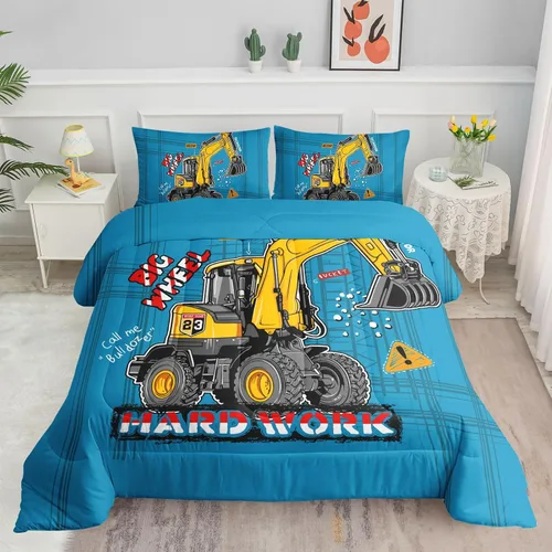 Miniatura 32 de Juego de ropa de cama Kawaii de fresa para niñas, juego de ropa de cama con patrón de cuadrícula rosa con 1 edredón y 2 fundas de almohada