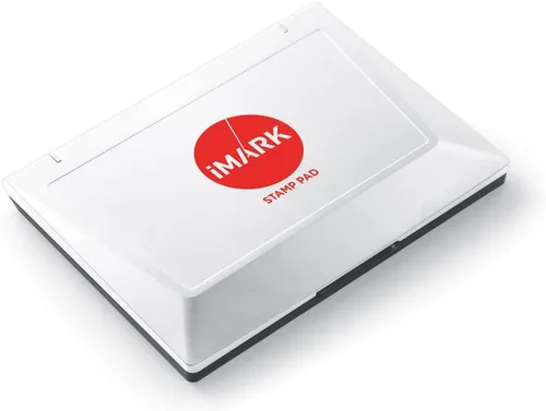 Miniatura 2 de iMARK Almohadilla extra grande para sellos de tinta de fieltro prémium - 5 7/8 "x 8 1/4" (rojo)