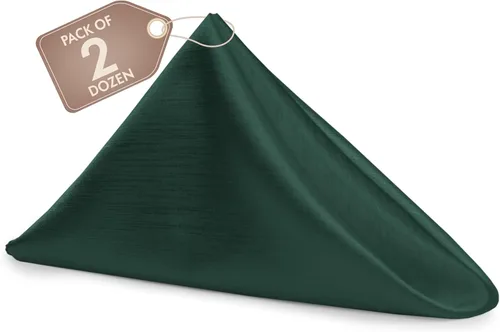 Miniatura 122 de Ultimate Textile -1 docena de servilletas reversibles Shantung Satin - Majestic - Servilletas de tela Majestic de 17 x 17 pulgadas, color marrón