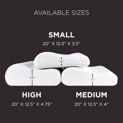 Miniatura 11 de Tempur-Pedic TEMPUR - Almohada para el cuello, perfil pequeño, color blanco