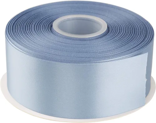 Miniatura 51 de AVANAVA Cinta de satén de doble cara de 1-1/2 pulgadas de ancho - 50 yardas (012-plateado)