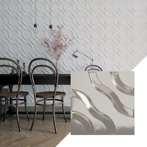 Miniatura 27 de Ekena Millwork WP12X12LAWH 11 7/8 pulgadas de ancho x 11 7/8 pulgadas de alto Lane EnduraWall Decorativo 3D Panel de pared cubre 0.98 pies cuadrados