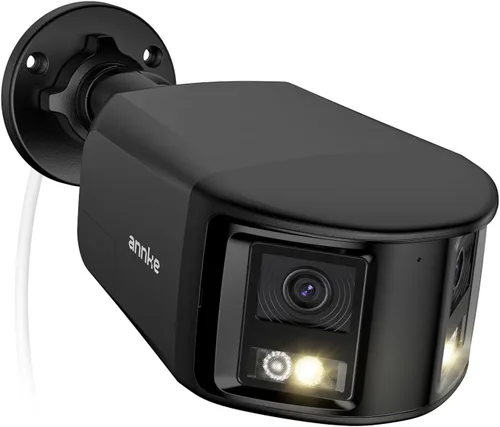 Miniatura 10 de ANNKE FCD800 - Cámara de seguridad PoE de 4K 8MP con lente dual, vista panorámica de 180°, visión nocturna a color con luz dual inteligente, audio