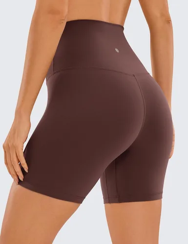 Miniatura 23 de CRZ YOGA Butterluxe Super High Waist Biker Shorts 6"- Yoga Workout Womens Buttery Soft Over Belly