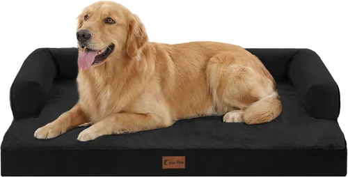 Miniatura 16 de Camas Ortopédicas para Perros de Tamaño Grande, Espuma de Celdas Impermeables tipo Huevera, Camas tipo Sofá para Perros Medianos para Jaula 35x22