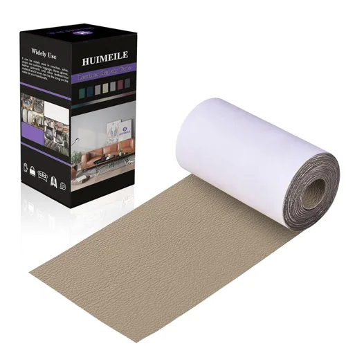 Miniatura 20 de Cinta de parche de reparación de cuero de 4 x 60 pulgadas, cinta autoadhesiva fuerte para muebles, sofás, sillones, asientos de automóvil, armarios