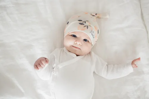Miniatura 3 de Copper Pearl Baby Beanie Hat Top Knot