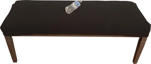 Miniatura 3 de Protector impermeable para banco de comedor, perfecto para niños, ancianos, restaurantes, clínicas dentales, fiestas, hogar, lavable a máquina, Negro