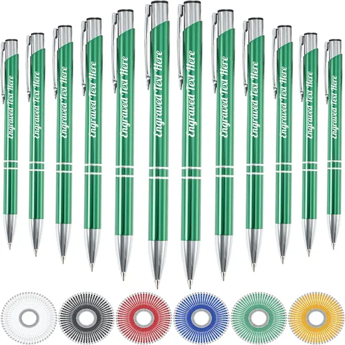 Miniatura 41 de Bolígrafos personalizados a granel con grabado sin nombre, bolígrafo de impresión personalizada, bolígrafo de metal pastel, regalo personalizado