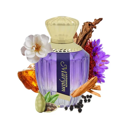 Miniatura 2 de Al Haramain Maryam - Perfume árabe para mujer, fragancia floral de larga duración con notas de cardamomo, azafrán, sándalo, almizcle y ámbar, Eau