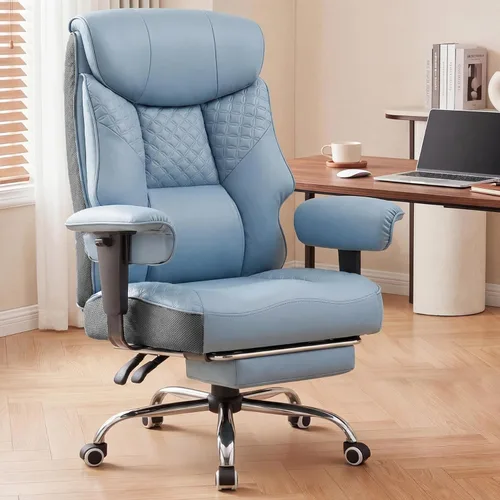 Miniatura 14 de GTPLAYER Gaming Chair with Foot Rest & Pocket Spring Cushion, Breathable Fabric for Home Office Desk, Ergonomic High Back Computer Chair with