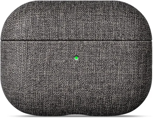 Miniatura 20 de Lopie Funda de piel para AirPods Pro de 2ª generación, azul cian, funda protectora totalmente envuelta con piel de cordero, protección de 360