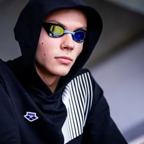 Miniatura 7 de Arena Gafas de natación de carreras unisex Cobra Core Swipe antivaho para hombres y mujeres con lente de policarbonato con espejo/sin espejo