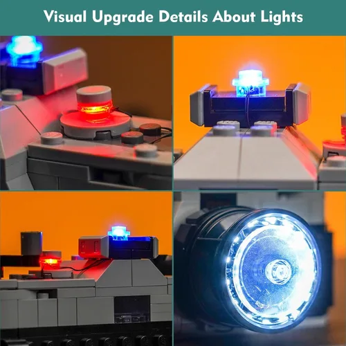 Miniatura 7 de VONADO Kit de luz LED compatible con LEGO Retro Camera 31147 Creator, accesorios de juego de iluminación creativa