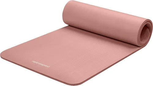 Miniatura 16 de Retrospec Solana - Esterilla de yoga de 1/2 pulgada de grosor con correa de nailon para hombres y mujeres, tapete de ejercicio antideslizante