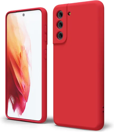 Miniatura 338 de oakxco Funda para teléfono Samsung Galaxy S21 Ultra con agarre de silicona líquida, bonita funda delgada y delgada de goma suave de TPU lisa