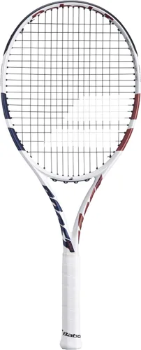 Miniatura 2 de Babolat Boost Drive - Raqueta de tenis con cuerda (blanco) - Añade una bolsa opcional, pelotas de tenis y agarres