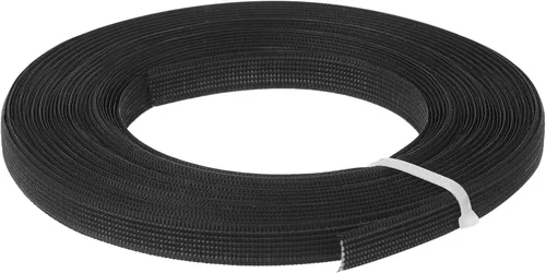 Miniatura 38 de uxcell Deshuesado para coser, 1 pieza de 5 yardas y 0.236 in – corsé de poliéster de alta densidad para vestido de novia, vestido de novia (negro)