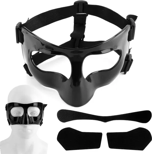Miniatura 8 de Nose Guard for Broken Nose, Adjustable Face Shield Mask with Pads Sports Face Mask Protector for Adults and Teens Basketball Soccer Sports