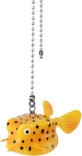 Miniatura 23 de Cadena de tirón del ventilador de techo de gato Dotlite, extensión de encanto con tira de cadena de gato de gimnasio realista y linda, cadenas