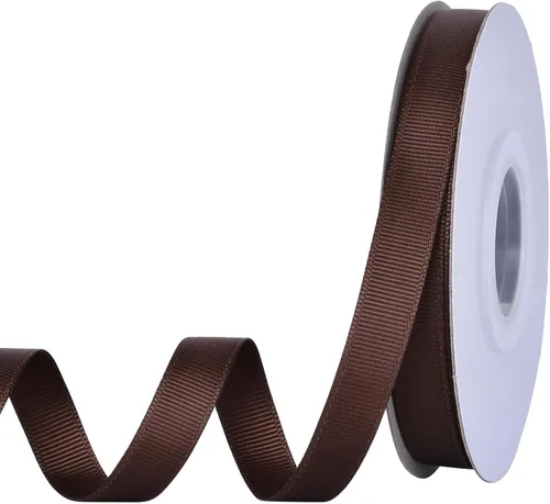 Miniatura 72 de YAMA Rollo de cinta de grogrén sólido, 1 pulgada, 25 yardas para cintas de envoltura de regalos, color blanco