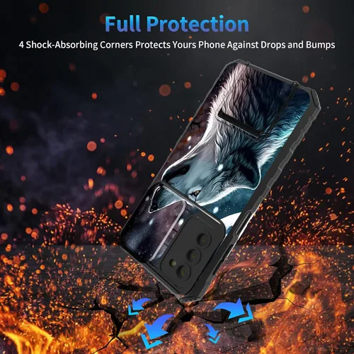 Miniatura 949 de Funda para Samsung Galaxy S22 Ultra 5G, Galaxy S22 Ultra con cubierta de cámara deslizante, funda resistente de doble capa con función atril Black