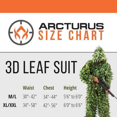 Miniatura 6 de Arcturus 3D Leafy Ghillie Suit™, traje con camuflaje de hojas.