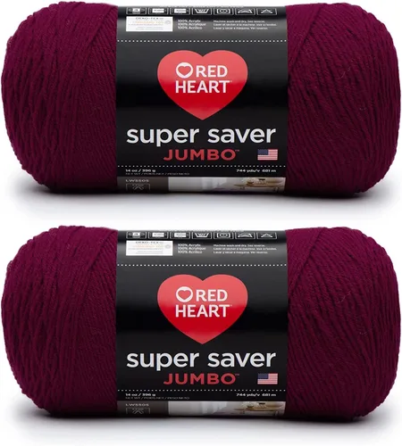 Miniatura 31 de Red Heart Super Saver Jumbo Ovillo de lana, Amatista