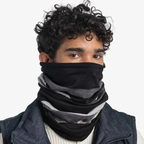Miniatura 3 de BUFF Polaina de cuello Move de lana merina, 100% lana de origen ético, máscara facial que regula la temperatura, tamaño adulto