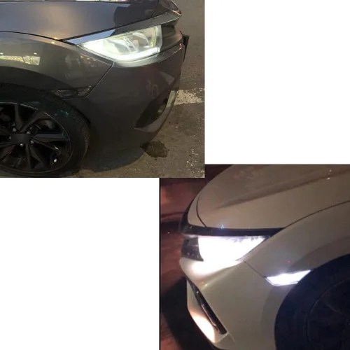 Miniatura 8 de 2 unids JDM llevó la luz de marcador lateral para Hon'da Civic Sedán/Coupe/Hatchback 2016 en adelante lente ahumada luces de señal de giro Lente
