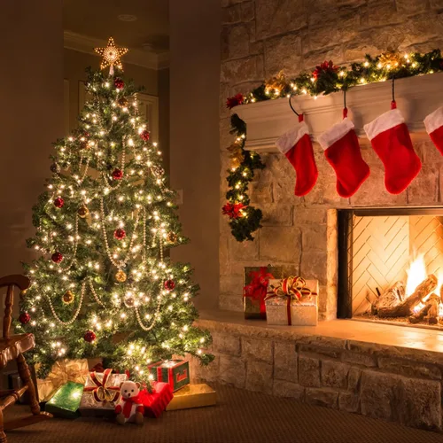 Miniatura 5 de Brightown - Paquete de 25 bombillas LED C9 para Navidad, bombillas LED de plástico C9 irrompibles de color blanco cálido de repuesto para luces