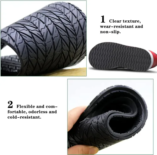 Miniatura 6 de Material de reparación de la parte inferior del zapato de repuesto de goma antideslizante, negro, 12.8 x 5.11 pulgadas