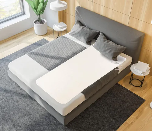 Miniatura 4 de Manta térmica eléctrica, manta de calentamiento rápido con 3 ajustes de calor y apagado automático, manta de invierno enchufable para adolescentes