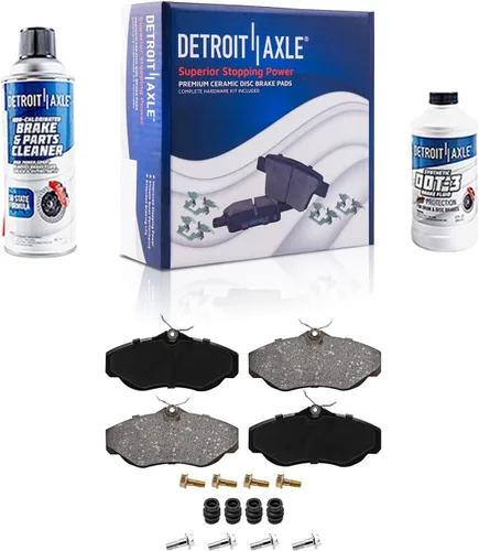 Miniatura 16 de Detroit Axle - Pastillas de freno traseras para Mercedes-Benz C230 C240 C280 C320 C350 CLK320 CLK350 CLK430 E300 E320 E420 E430 SLK350, pastillas
