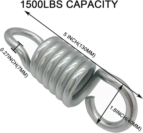 Miniatura 2 de Muelle resistente para sacos de boxeo pesados, silla colgante, hamacas, columpio, trapecio, yoga