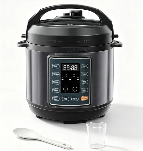 Simple Deluxe Olla de Presion olla eléctrica a presión 10 en 1, olla múltiple instantánea de 3 cuartos de galón, olla antiadherente de 3 cuartos