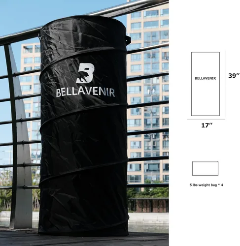 Miniatura 7 de BELLAVENIR Defensores emergentes para exteriores, fútbol, baloncesto, fútbol, paquete de 3 maniquíes, equipo de entrenamiento portátil, bobina