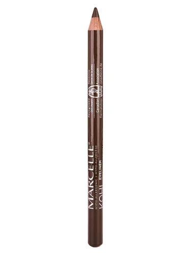 Miniatura 8 de Marcelle Kohl Delineador de ojos, negro, lápiz de ojos, de larga duración, impermeable, color intenso, sin fragancia, hipoalergénico, reconocido por